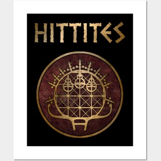 Hittites Ancient Civilization Symbol Sun Disk of Anatolia Posters and Art